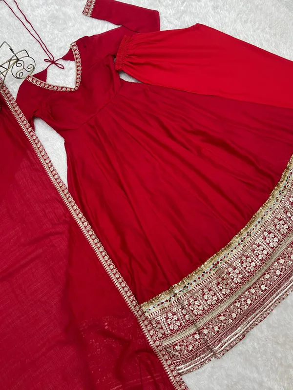 Red_Embellished_Anarkali_Suit_Set_for_Women