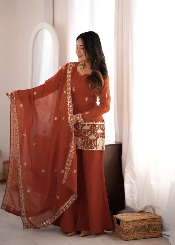 Rust_Embroidered_Ethnic_Suit_Set_for_Women