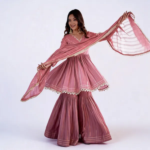 Pink_Gota_Patti_Sharara_Suit_Set_For_Women