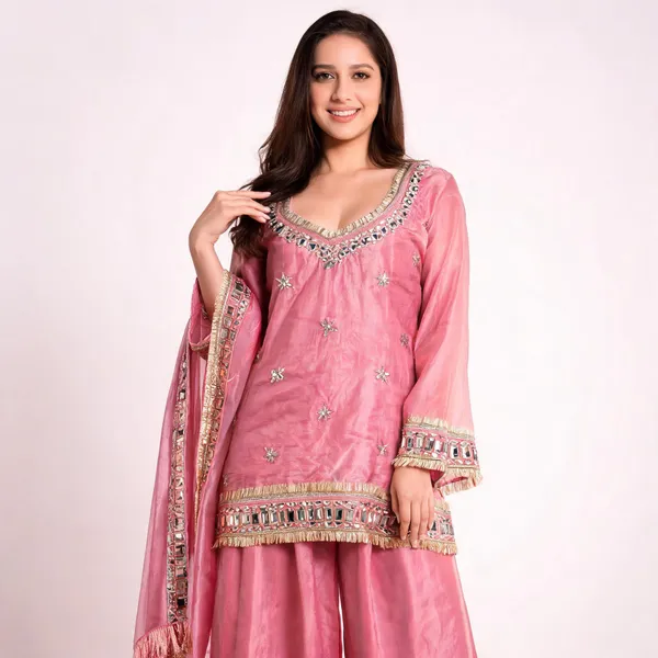 Pink_Silk_Mirror_Work_Sharara_Suit_With_Dupatta_For_Women
