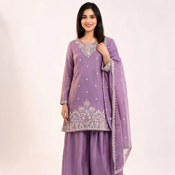 Purple_Embroidered_Silk_Sharara_Suit_With_Dupatta_For_Women