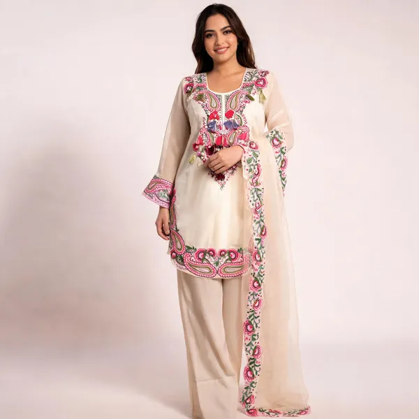 Ivory_Cotton_Embroidered_Straight_Kurta_Set_For_Women