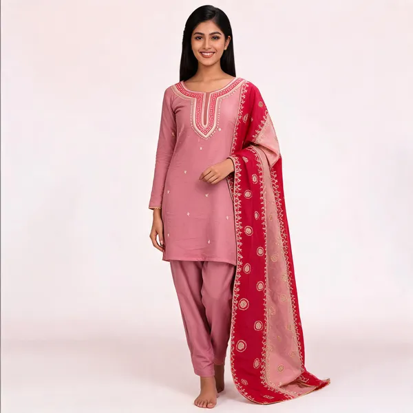 Pink_Silk_Embroidered_Kurta_Set_With_Dupatta_For_Women