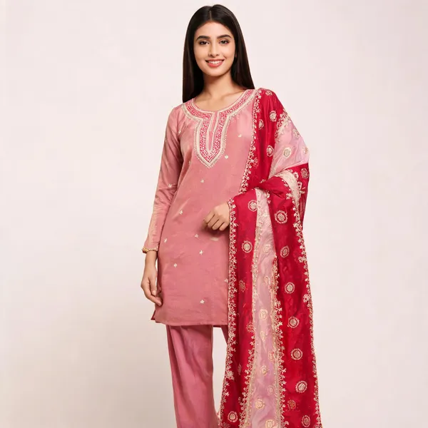 Pink_Silk_Embroidered_Kurta_Set_With_Dupatta_For_Women