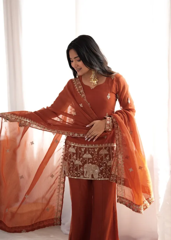 Rust_Embroidered_Ethnic_Suit_Set_for_Women