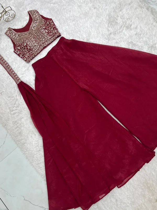 Maroon_Embroidered_Palazzo_Set_for_Women