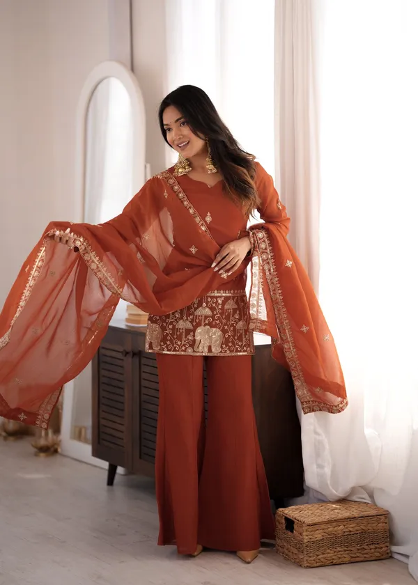 Rust_Embroidered_Ethnic_Suit_Set_for_Women