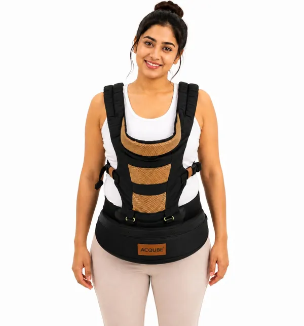 Black_Cotton_Ergonomic_Adjustable_Baby_Carrier_For_Baby