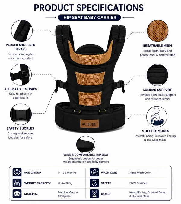 Black_Cotton_Ergonomic_Adjustable_Baby_Carrier_For_Baby