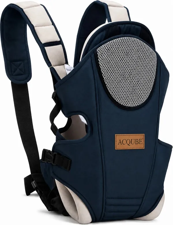 Blue_Cotton_Ergonomic_Adjustable_Baby_Carrier_For_Baby