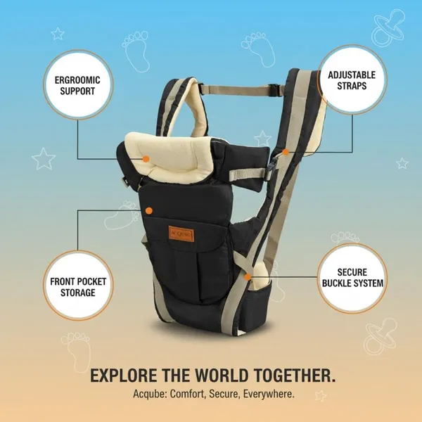 Black_And_Cream_Cotton_4-In-1_Adjustable_Baby_Carrier_For_Baby