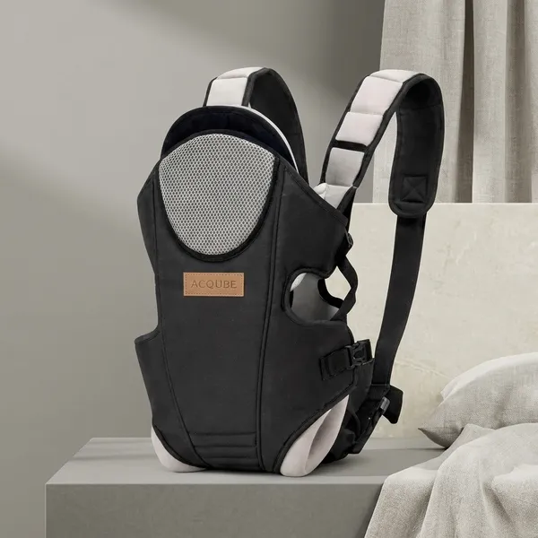 Black_Cotton_Ergonomic_Adjustable_Baby_Carrier_For_Baby