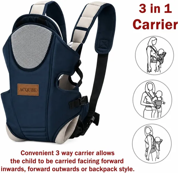 Blue_Cotton_Ergonomic_Adjustable_Baby_Carrier_For_Baby