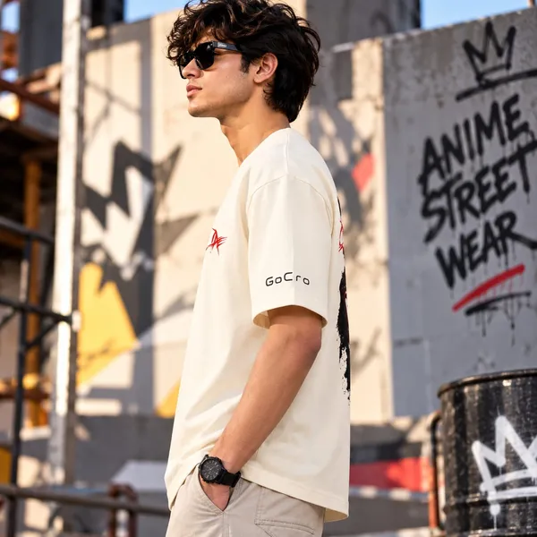 GoCro_Men's_Cream_Oversized_Dante_Anime_Graphic_T-Shirt_(100%_Cotton)