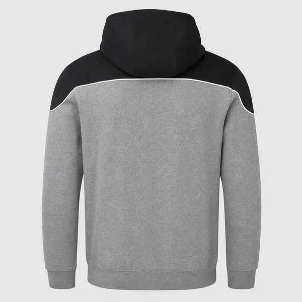 GoCro_Men's_Grey_Black_Panel_Hooded_Sweatshirt