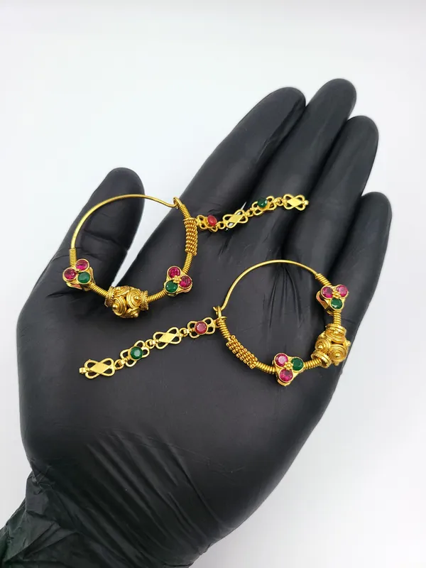 Traditional_Floral_Motif_Brager_With_Chain