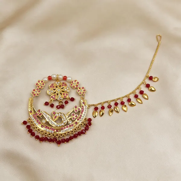Red_Bead_Floral_Kundan_Style_Nath