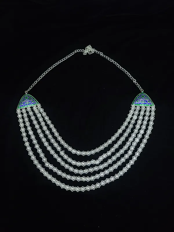 Silver_Plated_Multilayer_Traditional_Chandrahaar