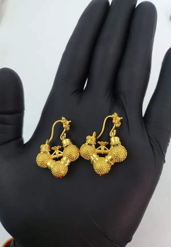 Gold_Tone_Ruby_Stone_Traditional_Gokhru_Earrings_For_Women