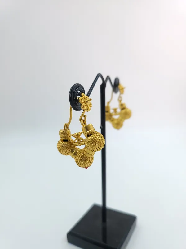 Gold_Tone_Ruby_Stone_Traditional_Gokhru_Earrings_For_Women