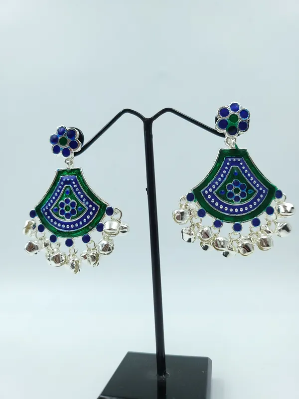 Shield_Silhouette_Silver_Plated_Jhumki