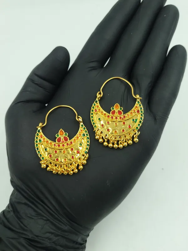 Single_Sided_Kantaali_With_Red_&_Green_Dots_Meena