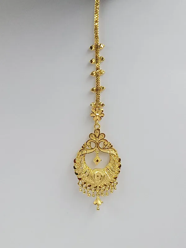 Peacock_Drop_Gold_Maangtika
