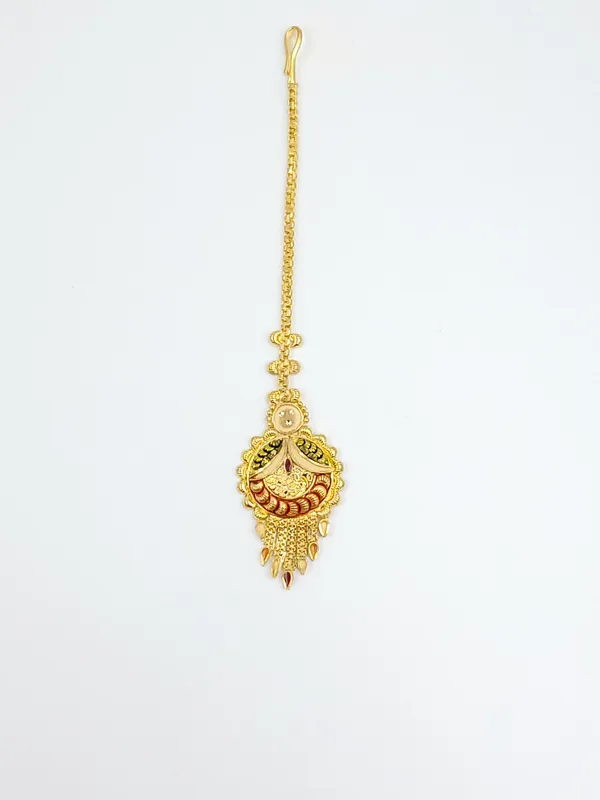 Antique_Floral_Drop_Maangtika