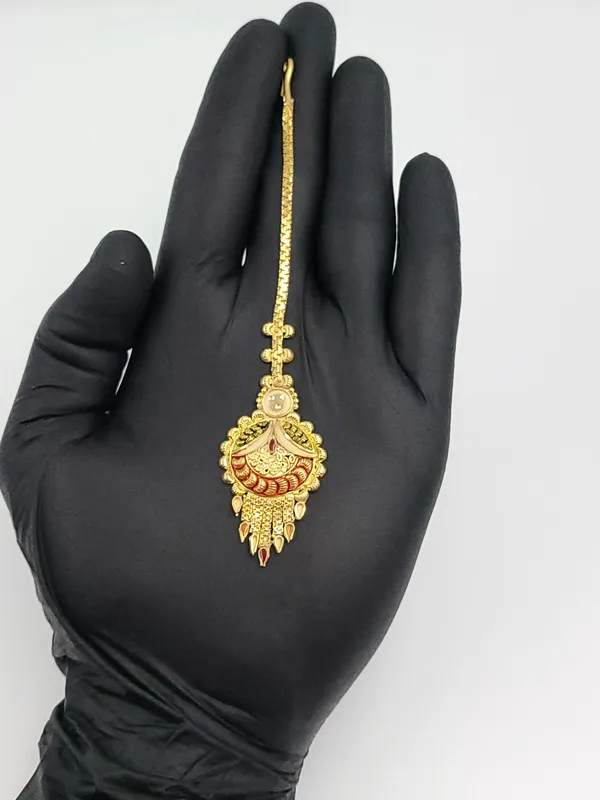 Antique_Floral_Drop_Maangtika
