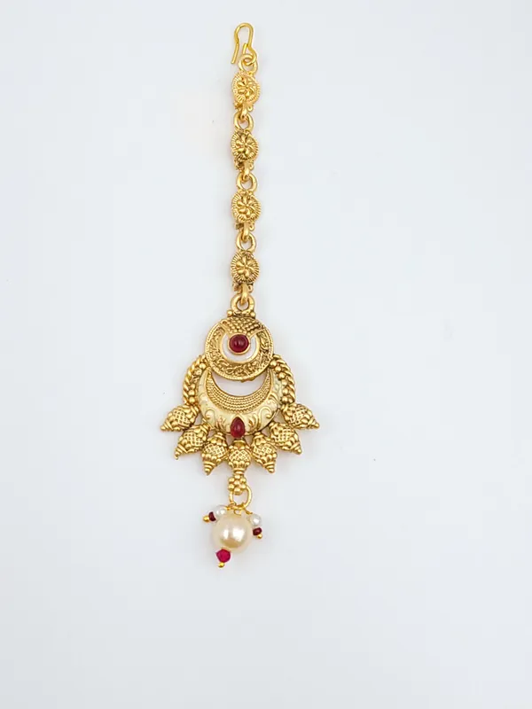 Ruby_Pearl_Drop_Maangtika