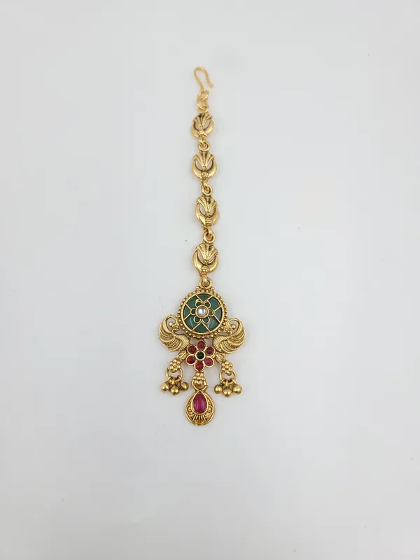 Green_&_Ruby_Floral_Maangtika