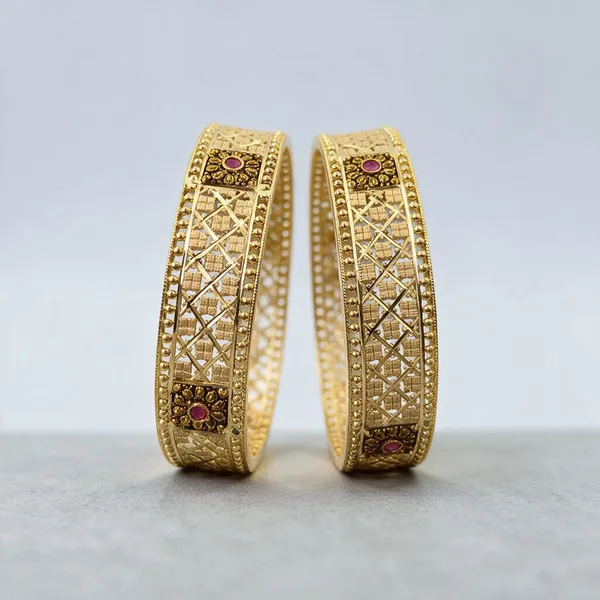 24K_Ruby_Traditional_Bangles