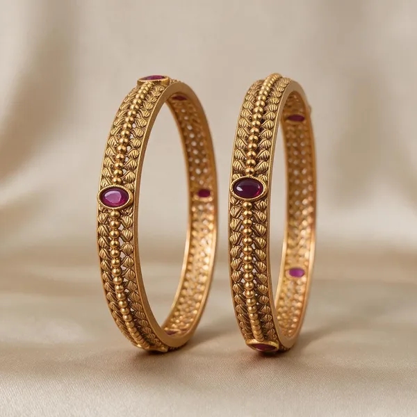 Ruby_Set_Of_2_Traditional_Bangles