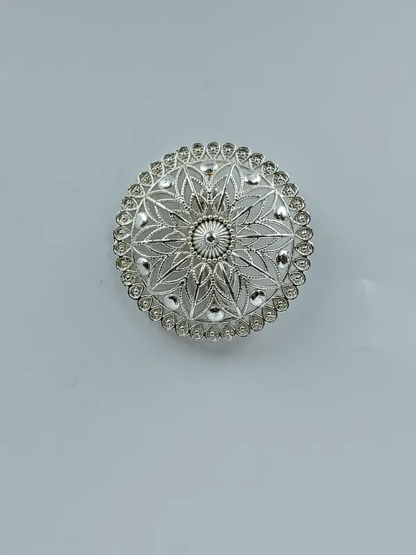 Silver_Tone_Layered_Floral_Openwork_Traditional_Hair_Chaak