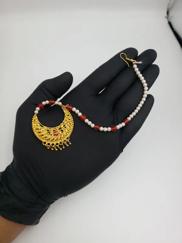 Red_Bead_Pearl_Filigree_Nath