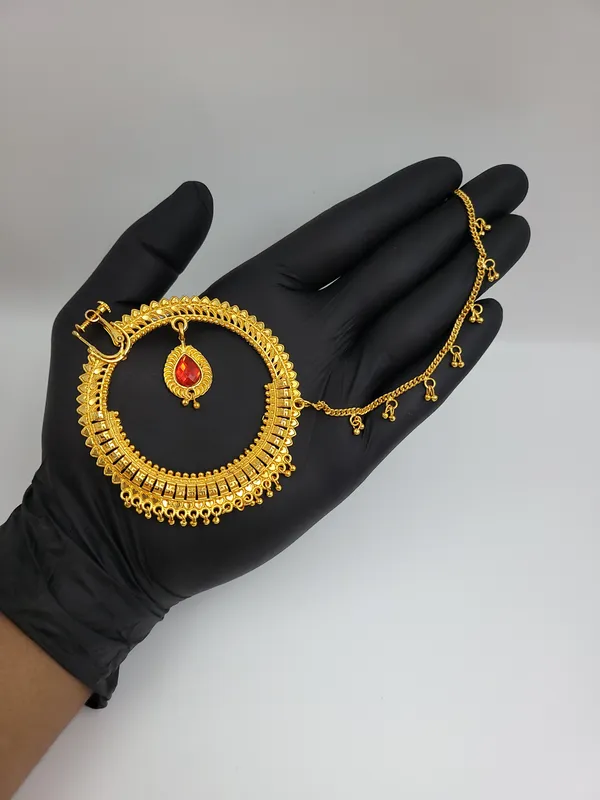Traditional_Gold_Red_Stone_Circular_Nath