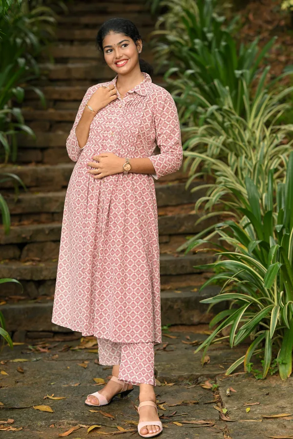 Amogh_Cotton_Kurti_With_Pant_Kurta_Set_For_Women