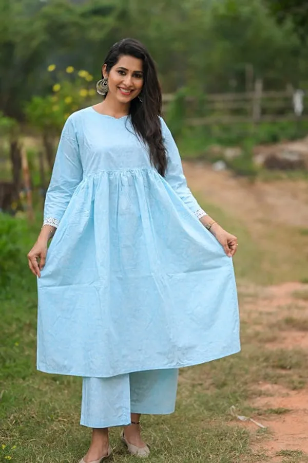 Vyakta_Cotton_Kurti_With_Pant_Kurta_Set_For_Women