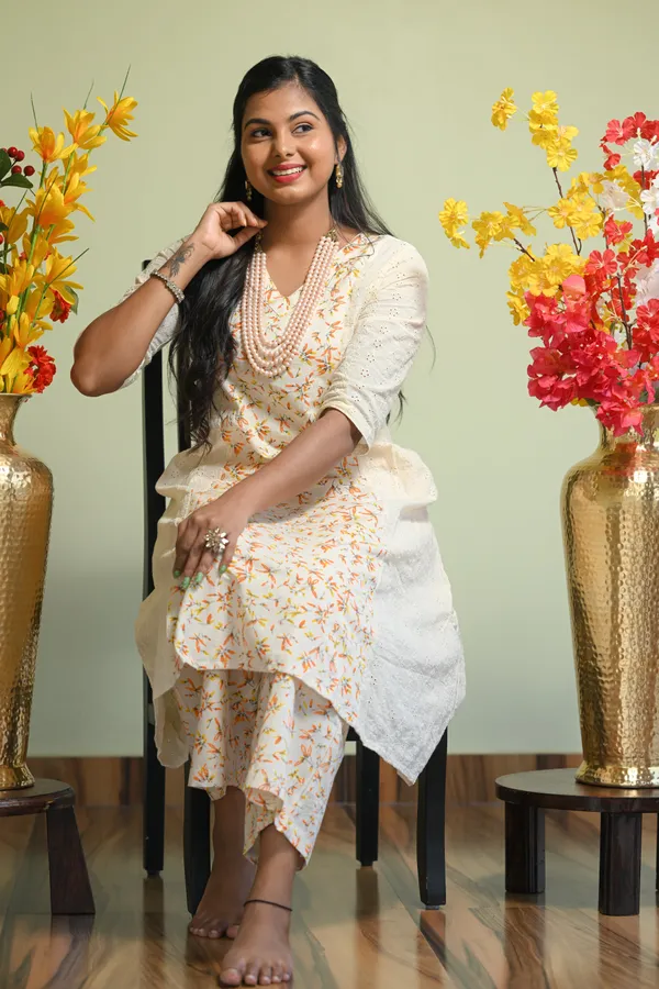 Sri_Cotton_Kurti_With_Pant_Kurta_Set_For_Women