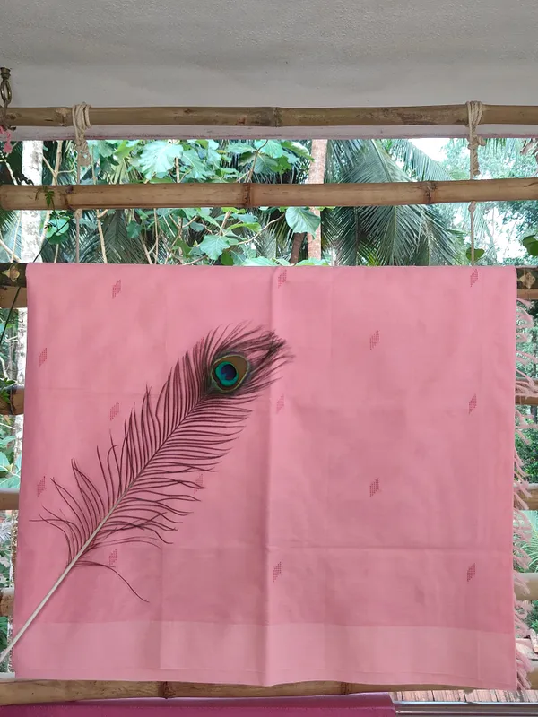 Srinakshgeeth_Kalpana_Special_Udupi_Handloom_Gi_Tagged_Saree_In_Soft_Blush_Pink_With_Deep_Rose_Pink_Pallu