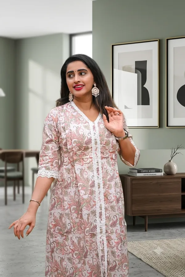 Ditya_Cotton_Kurti_With_Pant_Kurta_Set_For_Women