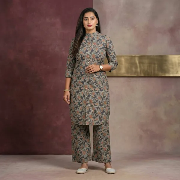 Niyata_Mirage_Cotton_Kurti_With_Pant_Kurta_Set_For_Women