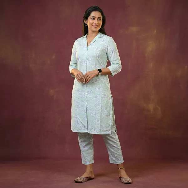 Anvi_Cotton_Kurti_With_Pant_Kurta_Set_For_Women