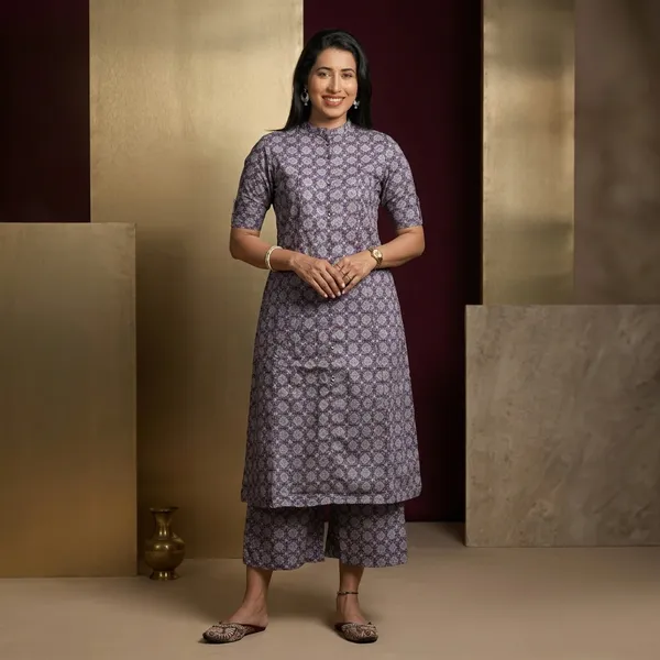 Mahati_Cotton_Kurti_With_Pant_Kurta_Set_For_Women
