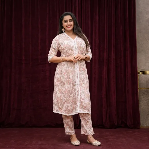 Ditya_Cotton_Kurti_With_Pant_Kurta_Set_For_Women