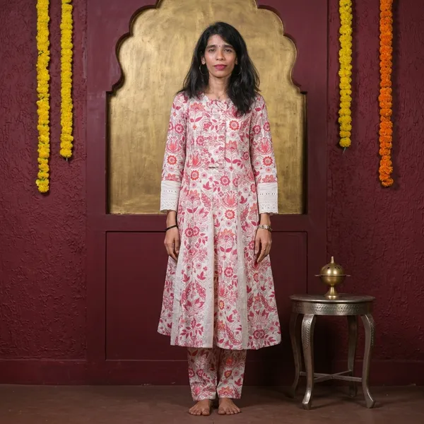 Jos_Cotton_Kurti_With_Pant_Kurta_Set_For_Women