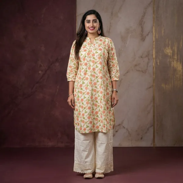 Vikriti_Cotton_Kurti_With_Pant_Kurta_Set_For_Women