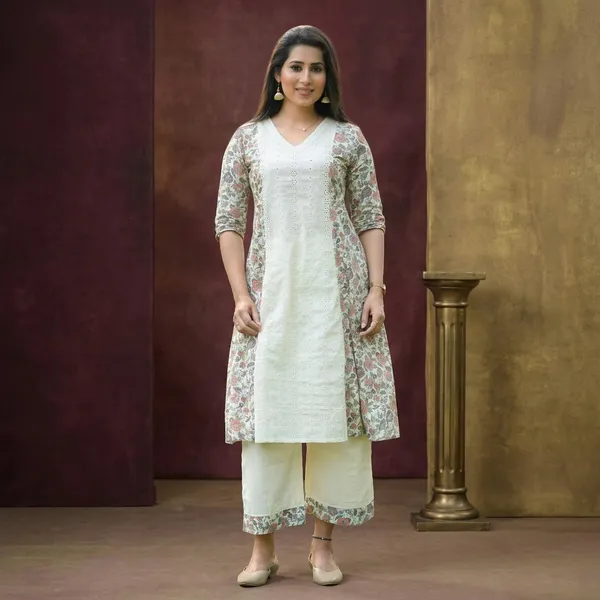 Siya_Cotton_Kurti_With_Pant_Set_For_Women