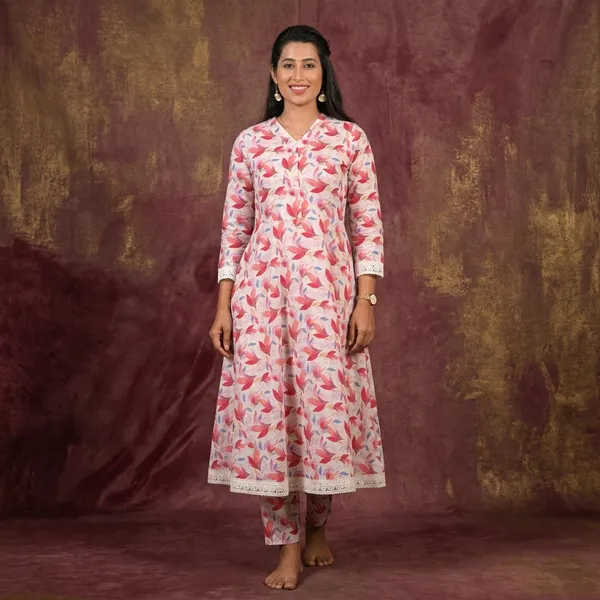 Katz_Cotton_Kurti_With_Pant_Kurta_Set_For_Women