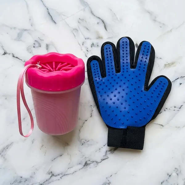 Pet_Care_Combo_-_Paw_Cleaner_With_One_Grooming_Glove